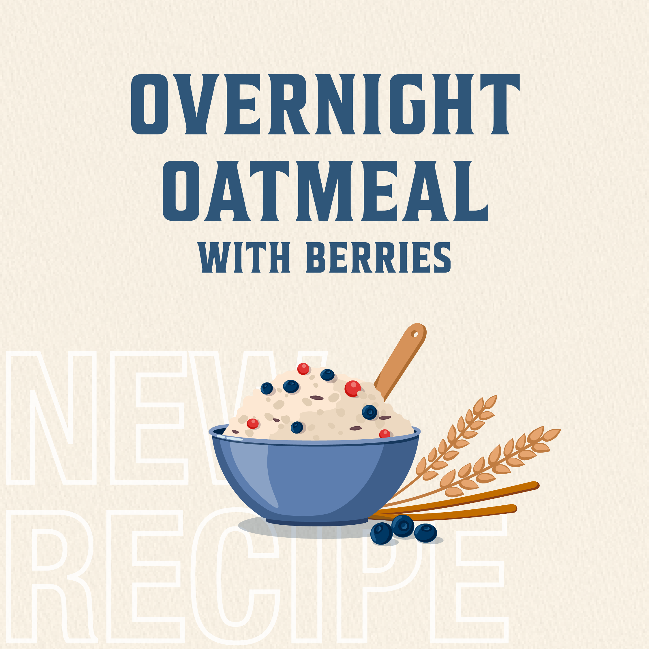 Overnight Oatmeal with Berries